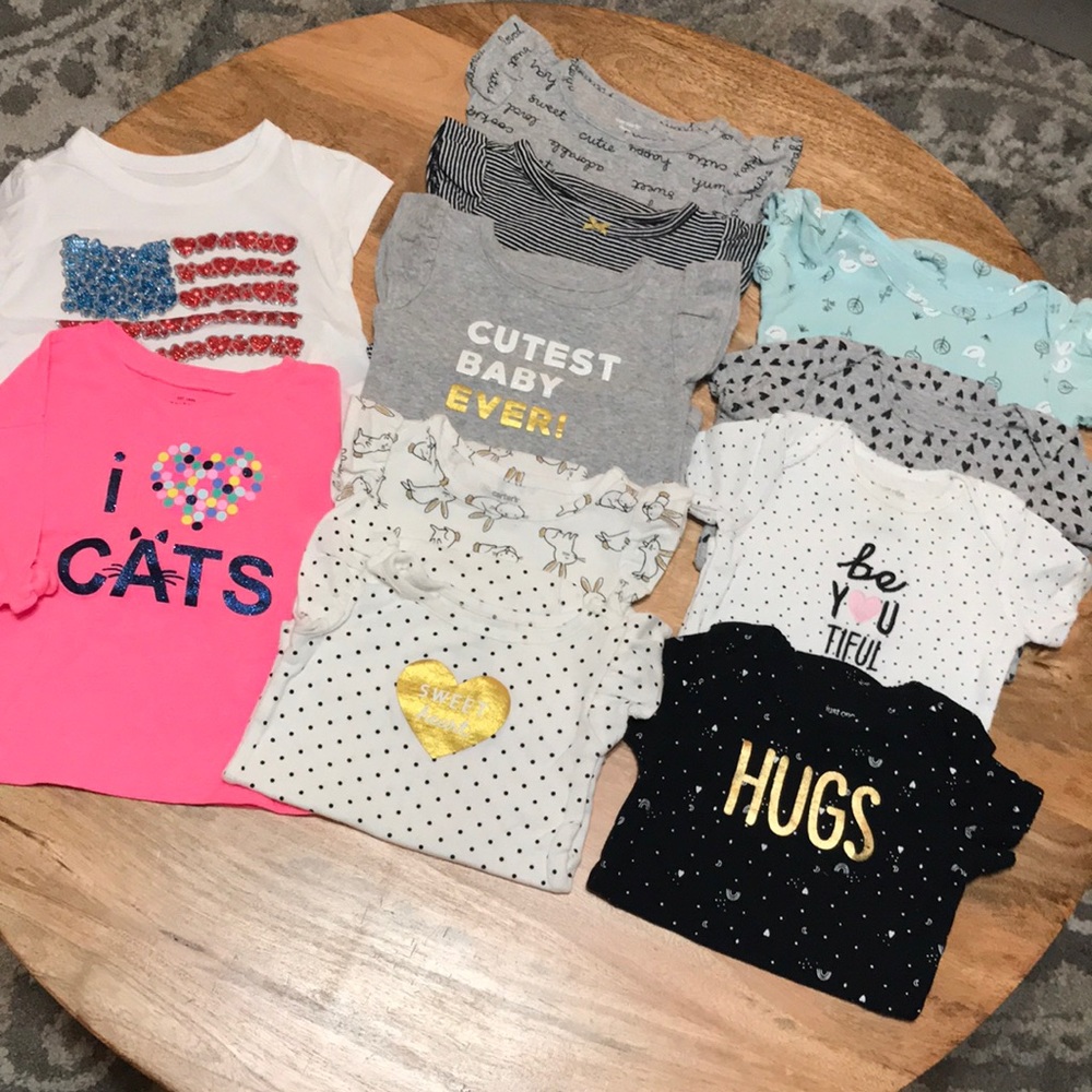 11 piece 9 months bodysuit bundle